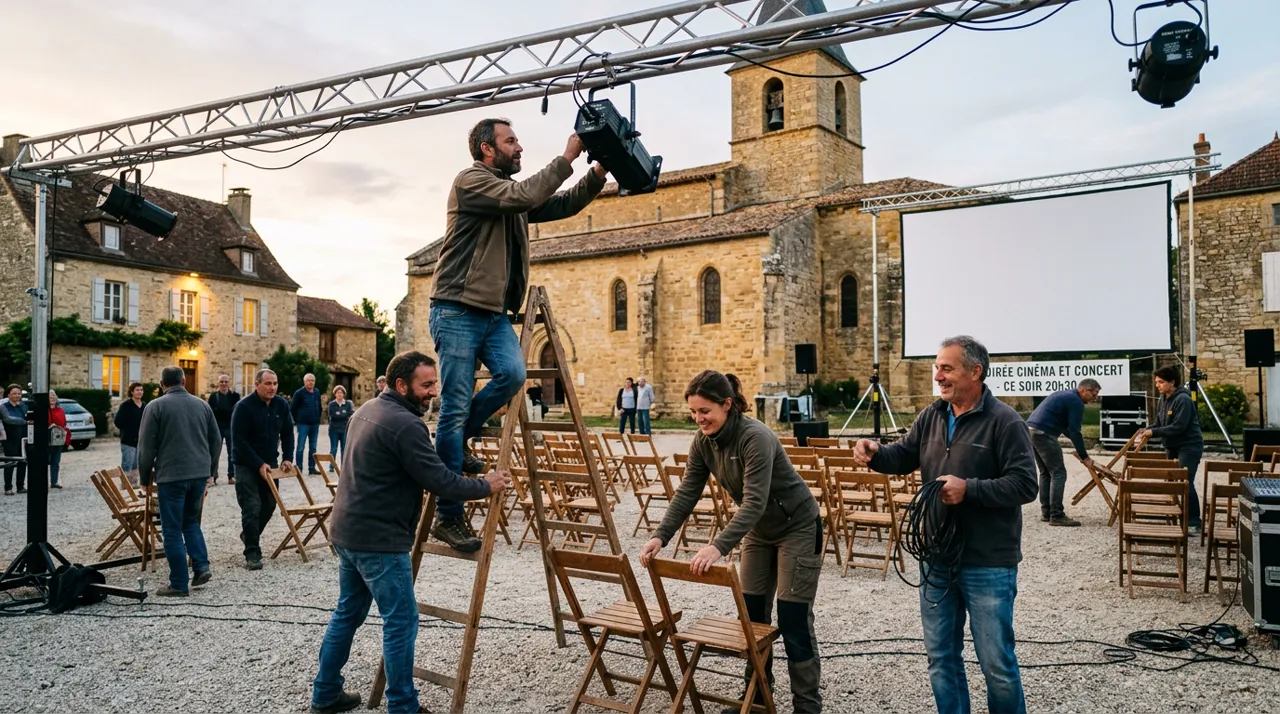 Cinéma itinérant et ciné-débats ruraux