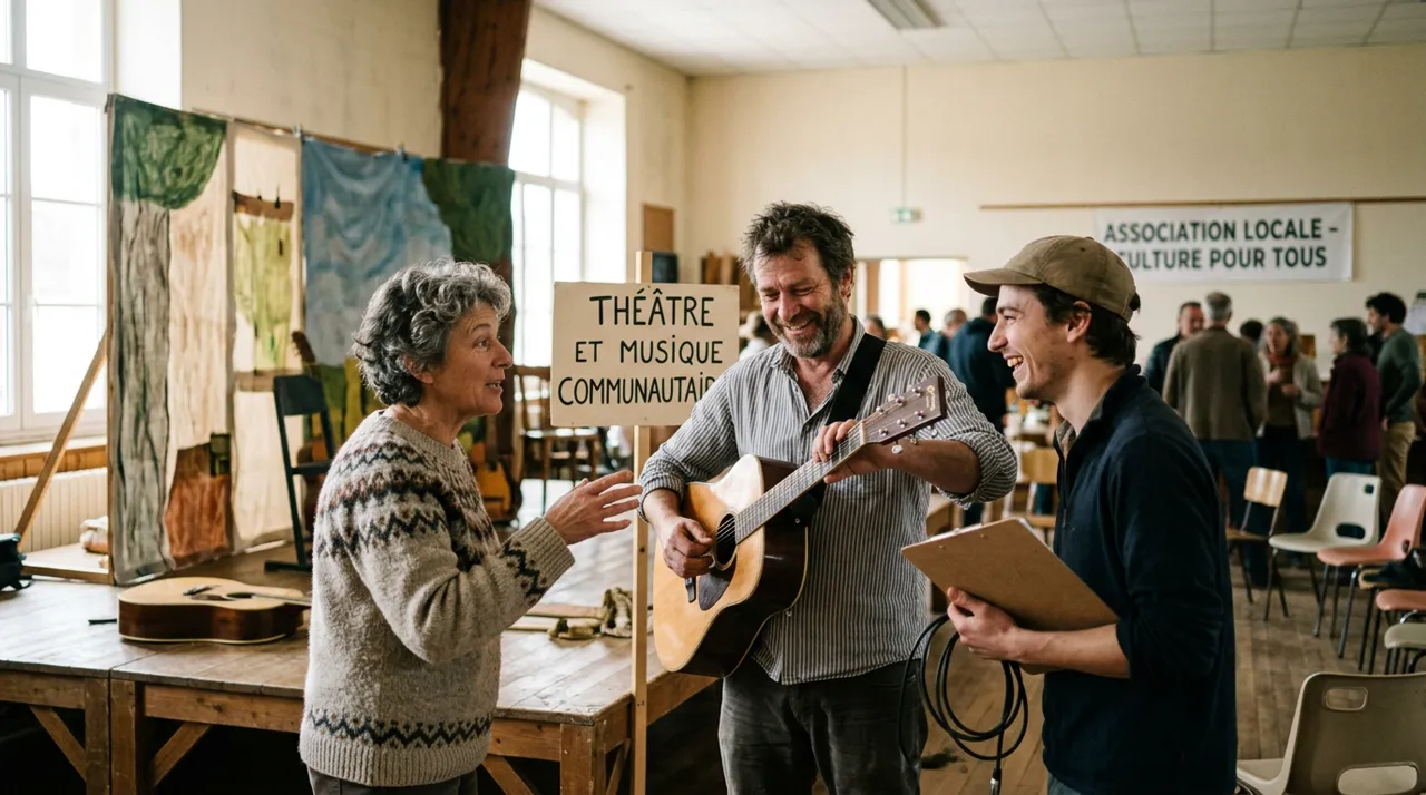 Création théâtrale et concert Foyer Rural Fozières