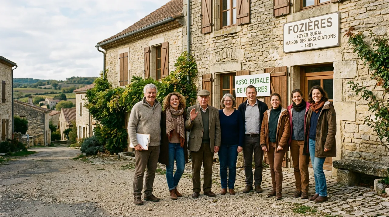 Collège de gouvernance et bénévoles Foyer Rural Fozières